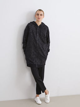 Kap??onlu Desenli Kad?n H?rka