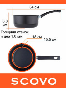 Ковш Consul d 180 ст. кр. RC-031 SСOVO - Scovo фото 4