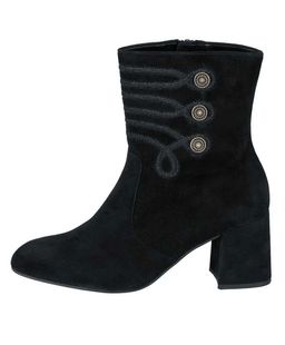 Замшевые полусапожки GABOR, черные  фото 2