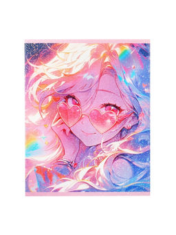 Набор тетрадей, 48 листов в клетку, Calligrata «В розовых очках», серые листы, 5 штук