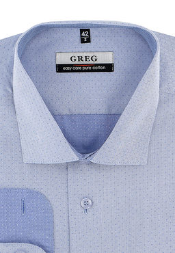 Сорочка мужская длинный рукав GREG 223/231/7323/ZV/1_GB