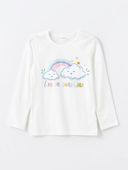 Bisiklet Yaka K?z ?ocuk Pijama ?st