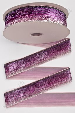 Лента с люрексом 3,8 см*20 ярд (SF-7318) мультиколор №39