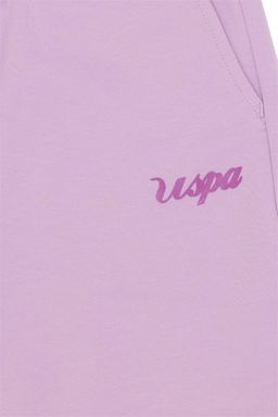 Розовые вязаные шорты для девочки - U.s. polo assn фото 3