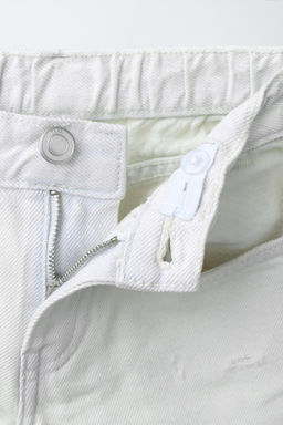 BERMUDA DENIM ROTOS / Celeste