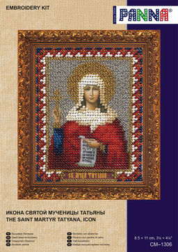 Набор для вышивания PANNA CM-1306 Икона святой мученицы Татьяны 8.5 х 11 см