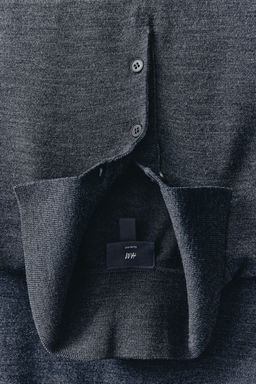 Polo de lana Slim Fit - H&m фото 4