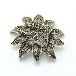 Брошь с куб.цирконием