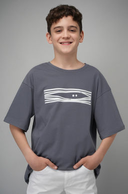 Детская футболка оверсайз Happyfox