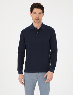 Lacivert Regular Fit Sweatshirt