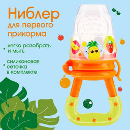 Ниблер для прикорма с силиконовой сеточкой «Фруктики»