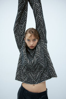 Jersey en mezcla de lana con cuello perkins - H&m фото 2