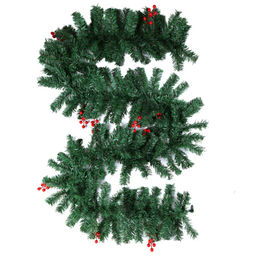 Гирлянда из елочных веток искусственная 2,7 метра 230 веток с ягодами / WA-1 /уп 30/Новый год - ГалеонТрейд фото 3