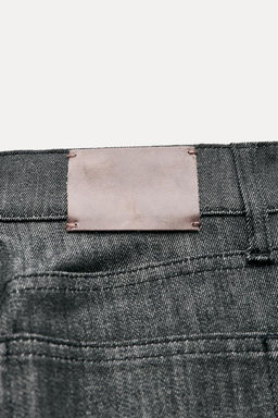 ZW COLLECTION BOOTCUT HIGH-WAIST CROPPED JEANS - Zara фото 7