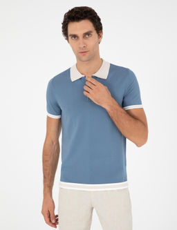 Синий зауженный свитер - Cacharel фото 3