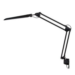 TLD-524 Black/8W/Светильник настольный на струбцине/LED/500Lm/4500K/Dimmer/Цвет-черный