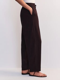 Льняные брюки с эластичным поясом ZR2605012104-27 / Zarina