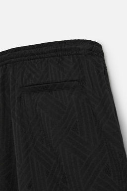 GEOMETRIC JACQUARD BERMUDA SHORTS - Zara фото 20