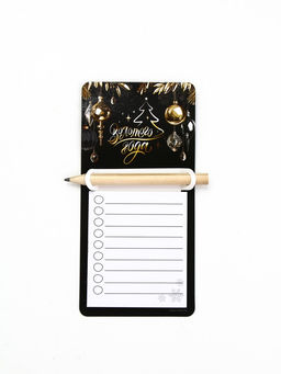 Набор магнитов С Новым годом с блоком и карандашом 4 шт.