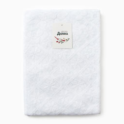 Скатерть Доляна Ажур, цвет белый 140×200 ± 5 см, 100%п/э