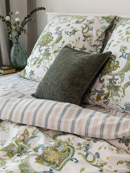 Комплект постельного белья 1,5-спальный белый бязь