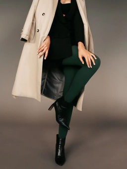 Колготки TEATRO MULTIFIBRA 100 COLOR темно-зеленый  фото 3