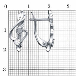 СЕРЬГИ 34815202Плф - Красная пресня фото 4
