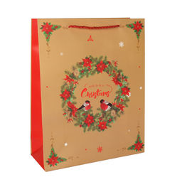 Пакет подарочный 26х32х10 / 5645-M /уп 12/480/Новый год - Галеонтрейд фото 2