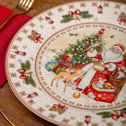 ТАРЕЛКА ОБЕДЕННАЯ LEFARD ДЕД МОРОЗ 27 СМ  фото 5