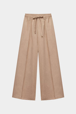 Брюки на кулиске с эффектом меланж - Mollis фото 7