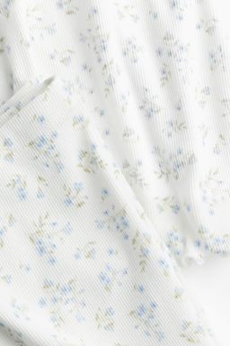 Pijama con top lencero y pantalon corto - H&m фото 5