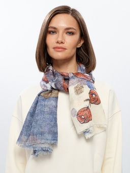 Платок жен. виск+шерсть 130х130 LG33-942-11