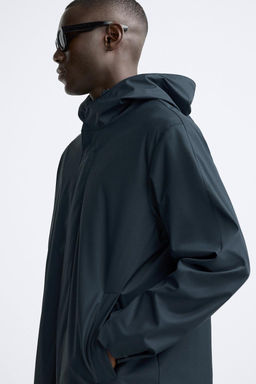 RUBBERISED PARKA WITH HOOD - Zara фото 5