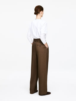 Pantalones de sastre anchos - H&m фото 3