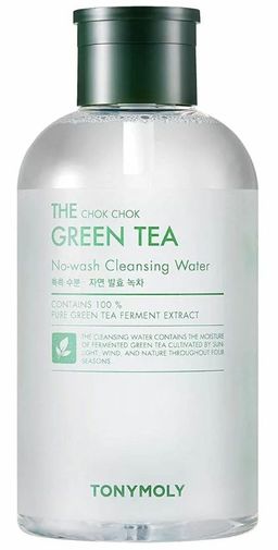 TONYMOLY  Мицеллярная вода для снятия макияжа с экстрактом зеленого чая THE CHOK CHOK GREEN TEA No-w
