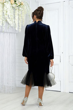 Платье Ninele 7431-Р темно-синий - Mira fashion фото 586