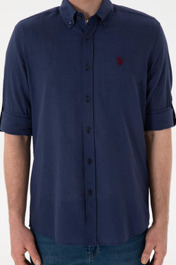 Erkek Lacivert Uzun Kollu Basic G_mlek Sepette S_rpriz _ndirim - U.s. polo assn фото 7