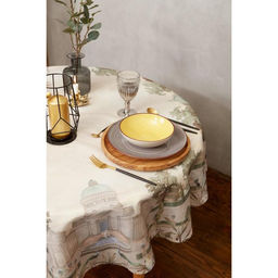 Скатерть Этель Райский сад d=150 +/-3 см  фото 3