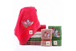 Набор полотенца махрового Новогодний щенок WR37 в шоколадке МР - Наталья-текстиль фото 2