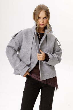 Плащ Pirs 6519 серый