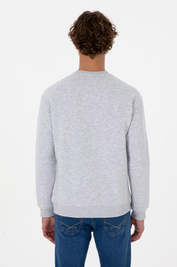 Erkek A__k Gri Basic Sweatshirt Sepette S_rpriz _ndirim - U.s. polo assn фото 5