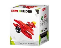 Цена за 2 шт. Конструктор SLUBAN 28 дет. "BUILDER. Самолет" (М38-В0795L) в коробке