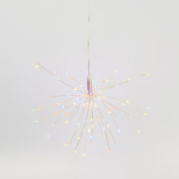 ULD-H3030-150/DTA/3AA/RC MULTI IP20 FIREWORKS Фигура светодиодная Фейерверк на батарейках 3AA (не в/к), 30х30см. Подвесная. 120 светодиодов. Разноцветный свет. Пульт ДУ (в/к). Провод прозрачный. TM Uniel