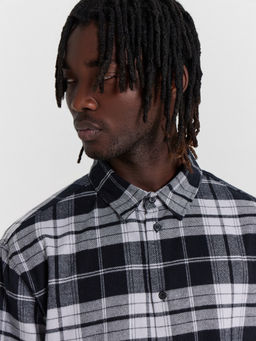 Рубашка мужская черная в клетку - Mark formelle фото 4