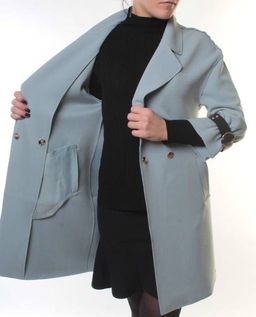 8892 LT. BEIGE Пальто зимнее женское (200 гр. холлофайбер)