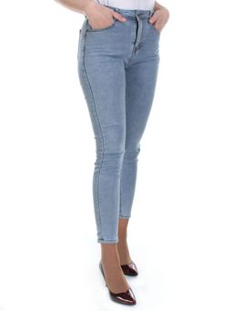 8033 BLUE Джинсы женские ADORNSKY (65% хлопок, 35% полиэстер)