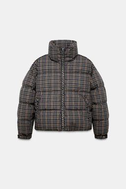 CHECK QUILTED ANORAK - Zara фото 17