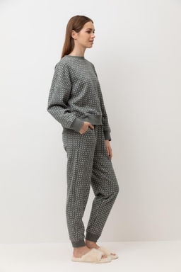 Е 20202/кремовый,узор комплект жен