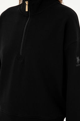 Женский черный свитшот Неожиданная скидка в корзине - U.s. polo assn фото 7