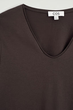 CAMISETA ALGOD?N LIGERO CUELLO EN U - H&m фото 7